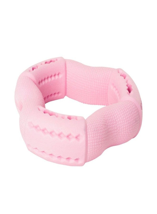 PET FUN Soft Spike Rubber Bone Chew Toy for Dogs & Puppies | Non-Toxic Dental Cleaning 3-Way Teether Tug Chew Toy for Dogs & Puppies | Rubber Treat Dispensing & Dental Care Combo of 2 - Image 3